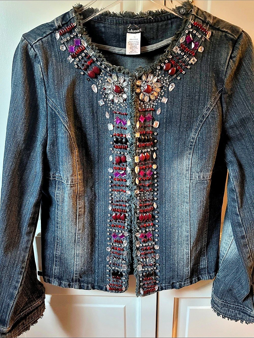 Lulumari Embellished Denim Jacket #218